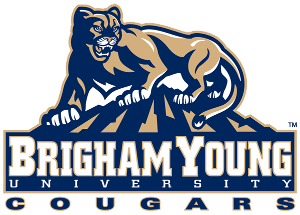 Brigham Young Cougars 1999-2004 Primary Logo Iron On Transfer